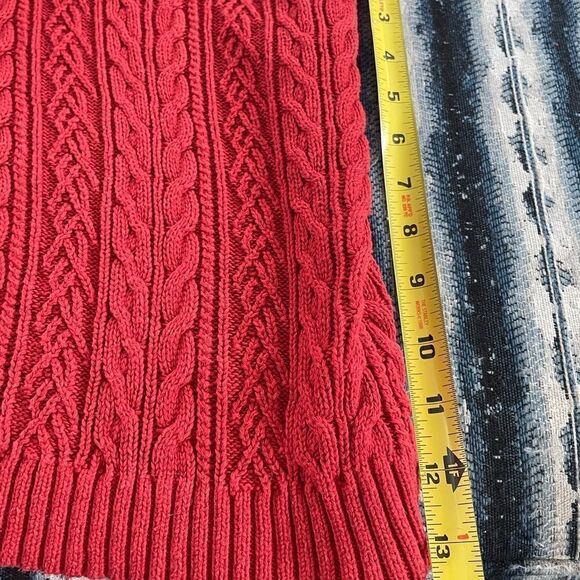 TOMMY HILFIGER RED sweater size XL - Picture 6 of 7